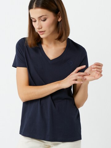 Stitch and Soul Shirt in Blue: front