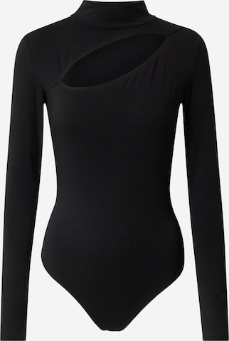 modström Shirt Bodysuit 'Athena' in Black: front