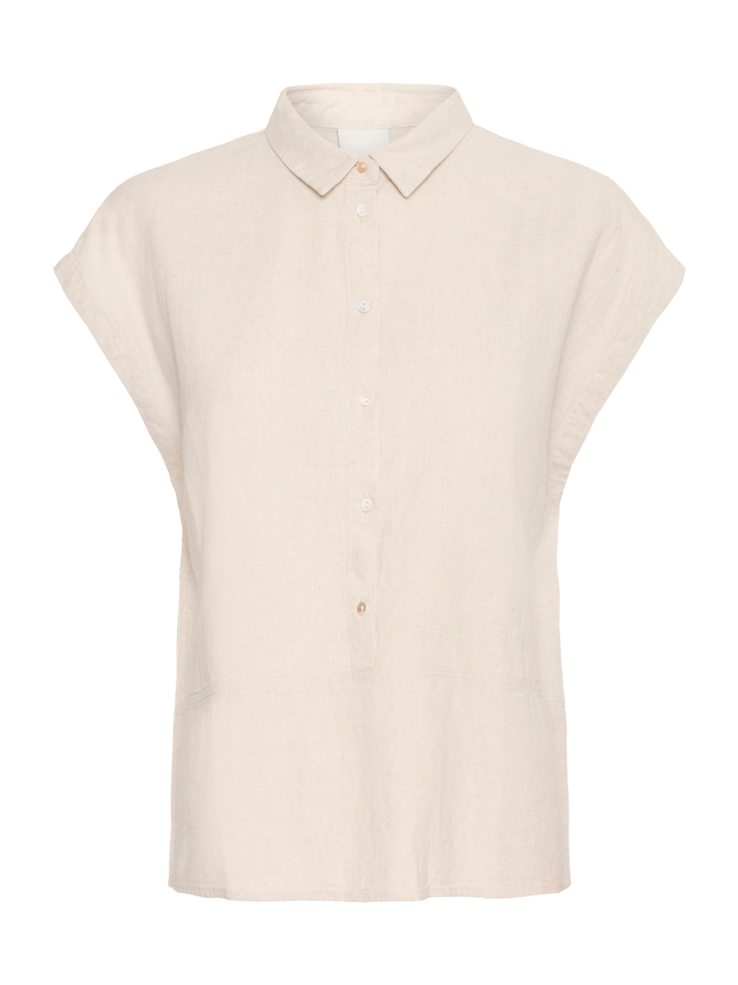 ICHI Blouse 'IHLinno' in Beige: front