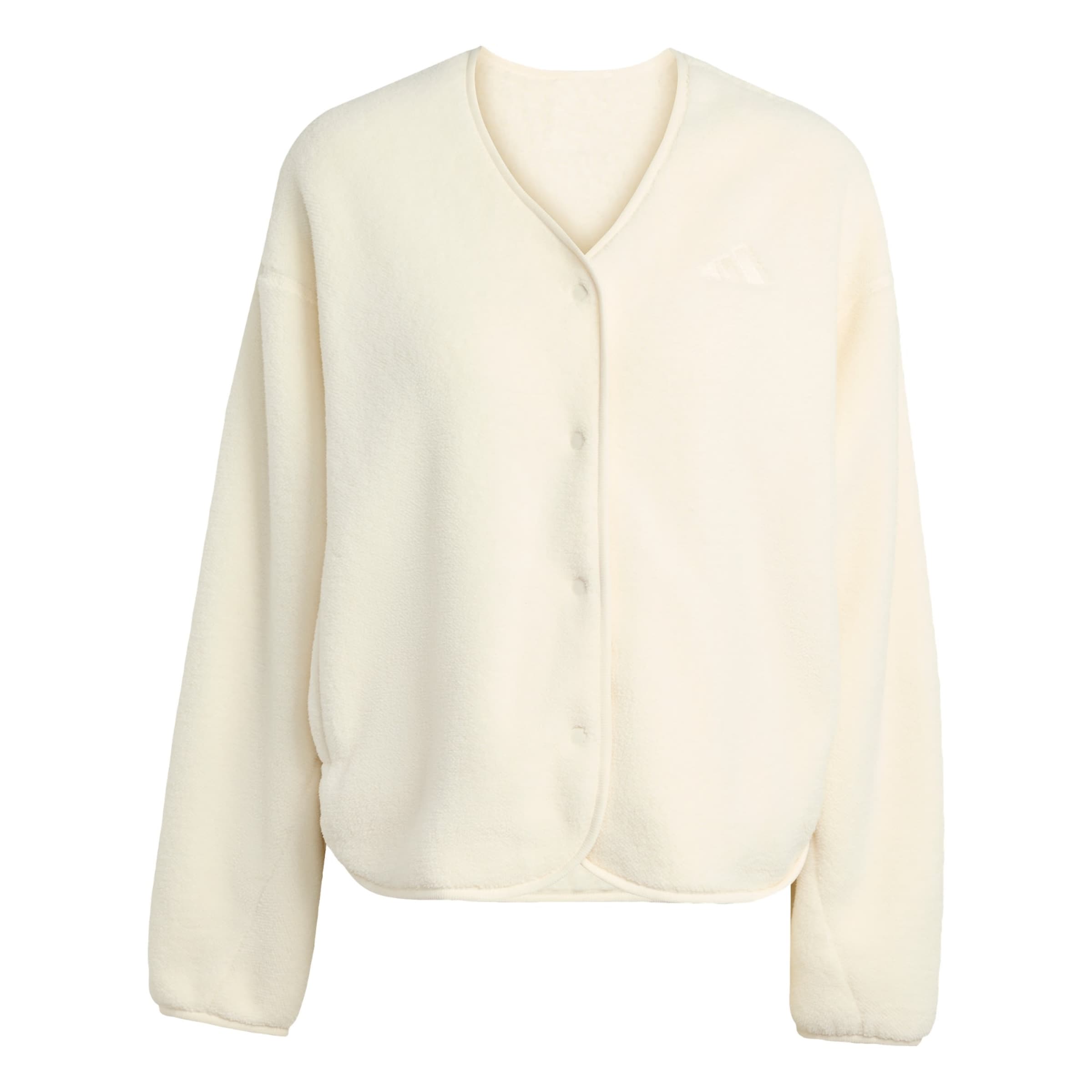 ADIDAS SPORTSWEAR Toiminnallinen fleecetakki 'Future Icons' värissä valkoinen: etupuoli