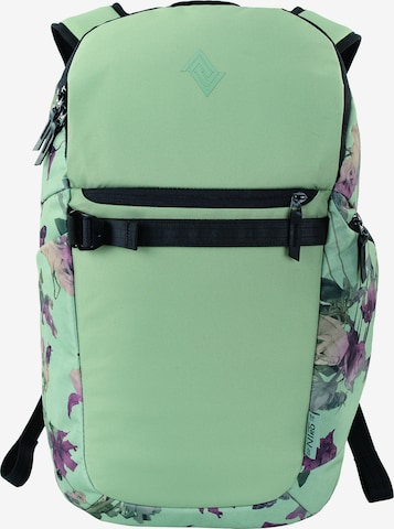 NitroBags Backpack 'Nikuro' in Green: front