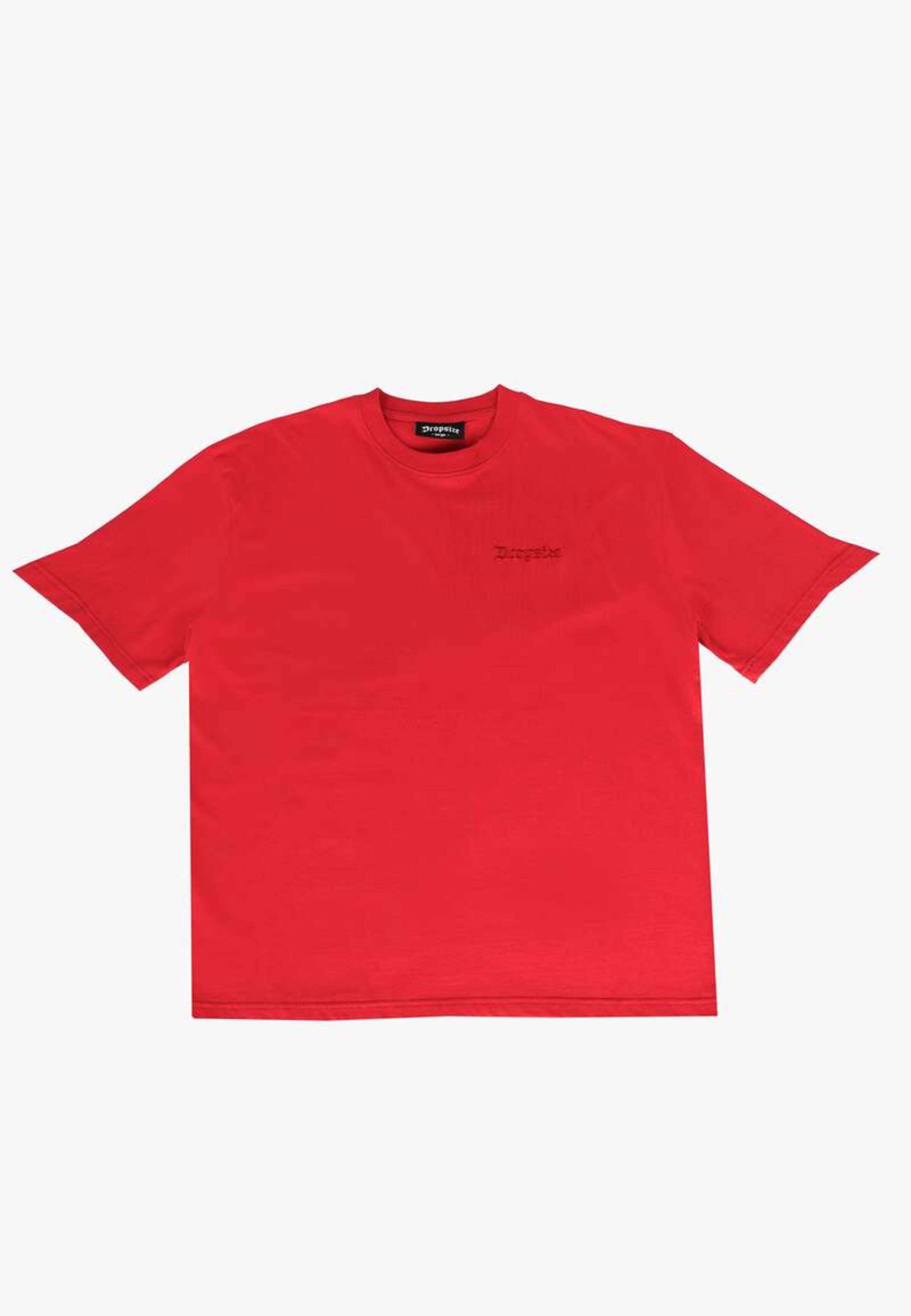 Dropsize T-Shirt in Rot: Vorderseite