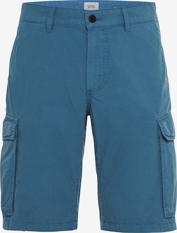 CAMEL ACTIVE Cargo Shorts aus reiner Baumwolle in Blau: predná strana