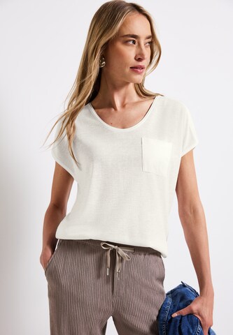 STREET ONE Shirt in White: front