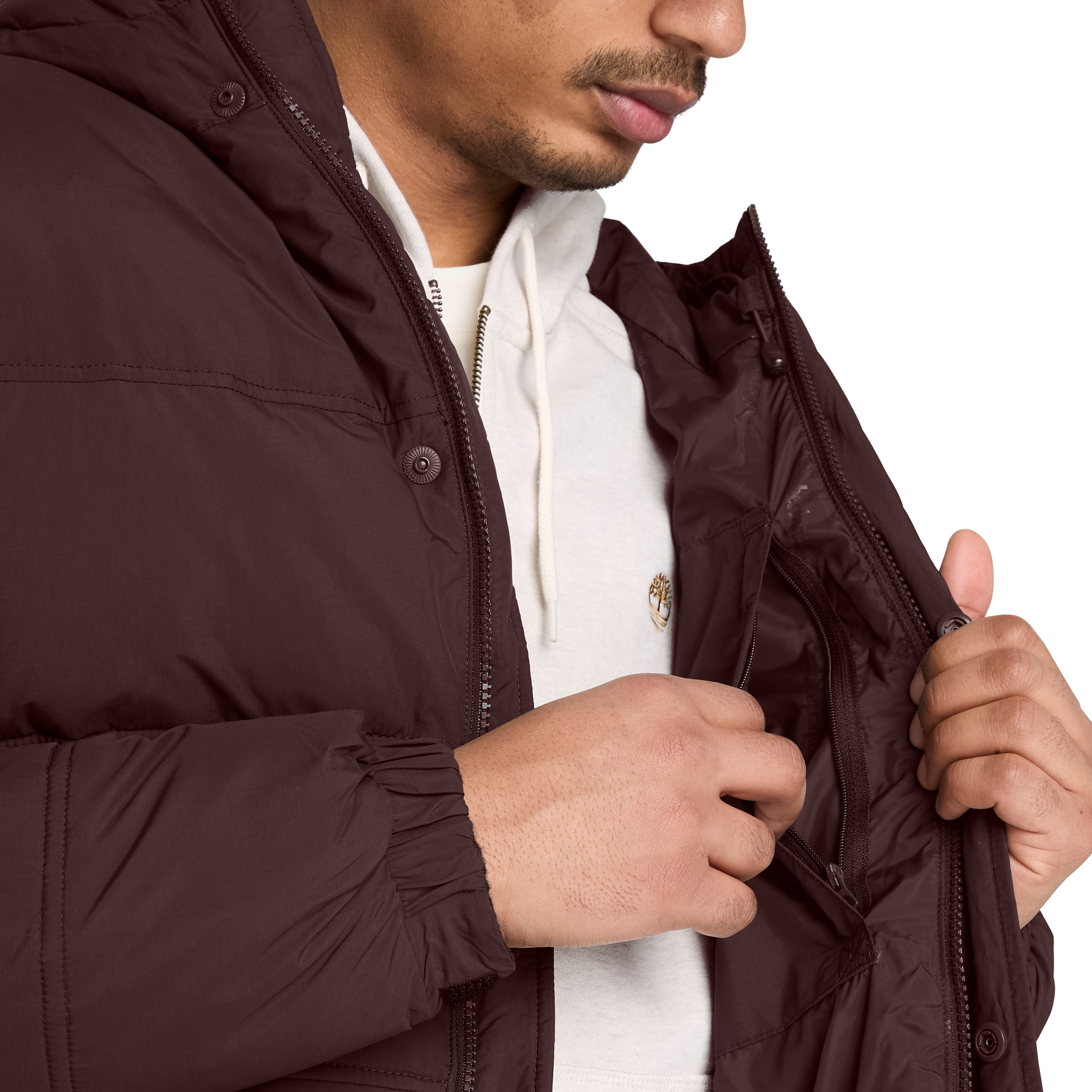 TIMBERLAND Winterjacke in Braun