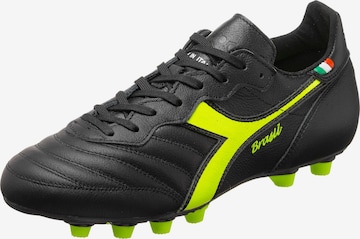 Diadora Soccer Cleats 'Brasil Italy' in Black: front