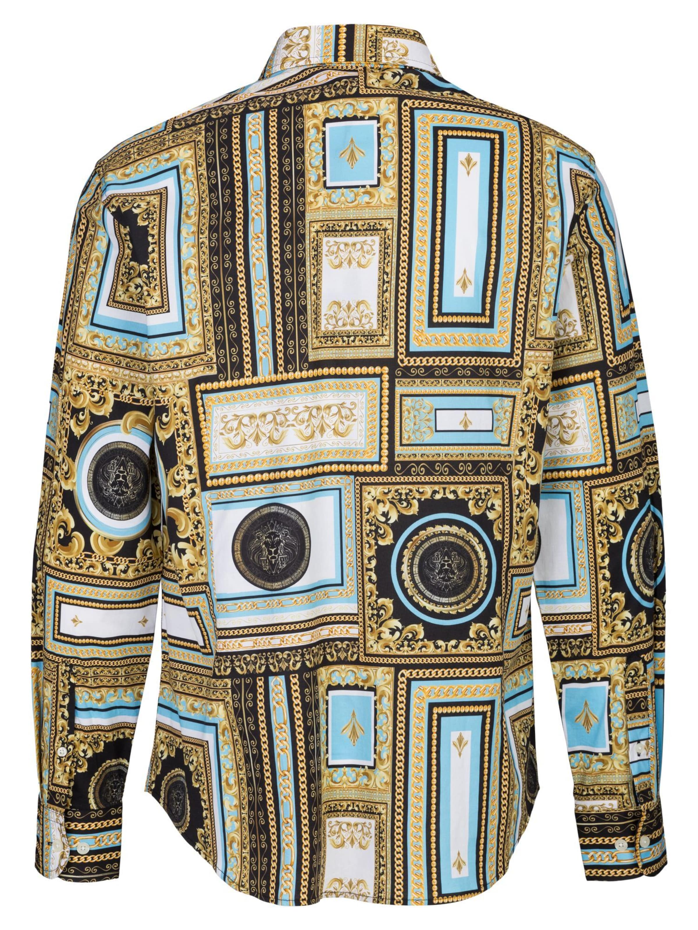 Regular fit Cămașă 'Ricky Baroque' de la 19V69 ITALIA pe galben