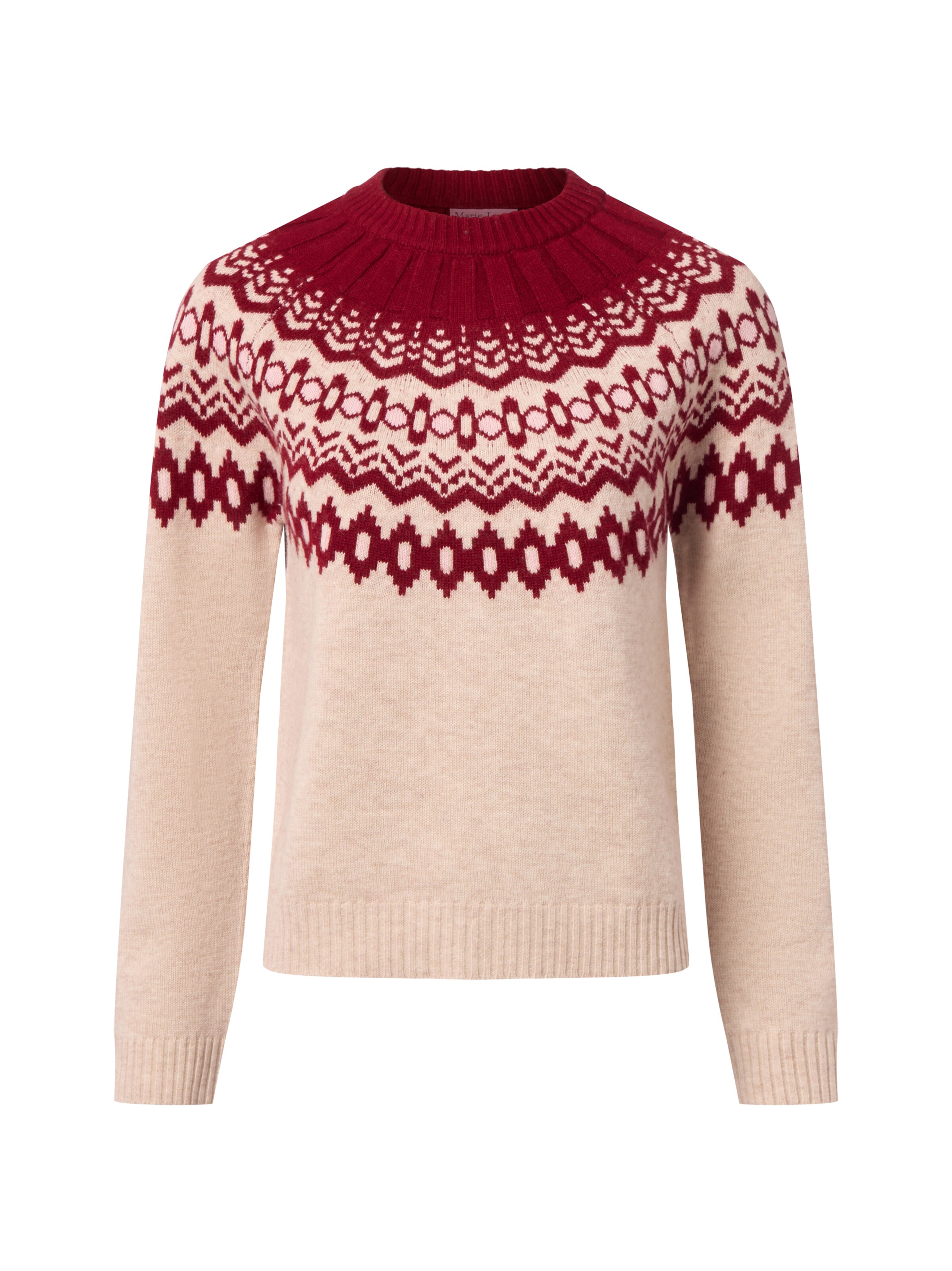 Marie Lund Pullover in Pink: Vorderseite