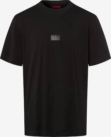 HUGO Shirt 'Delastee' in Black: front