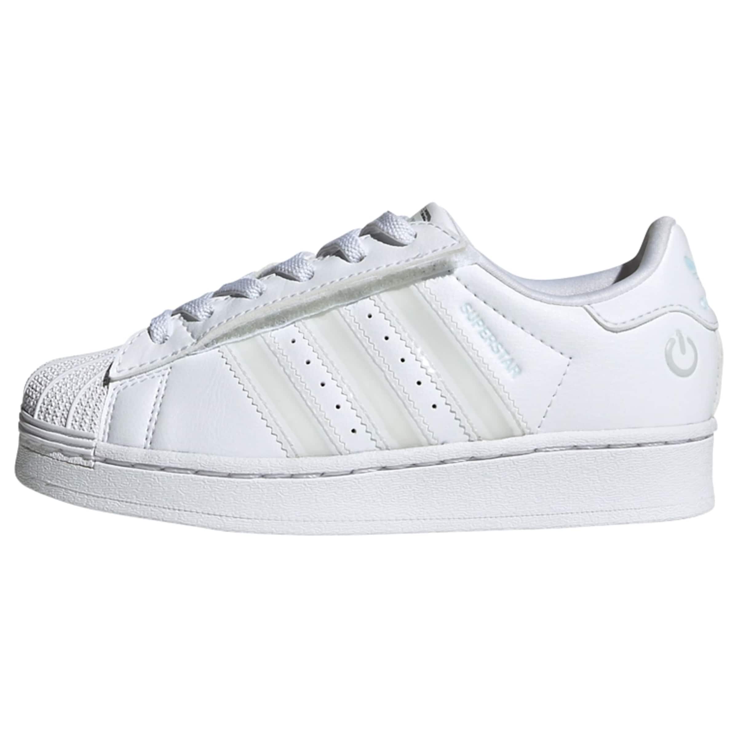 ADIDAS ORIGINALS - Sapatilhas 'Superstar' em branco: frente