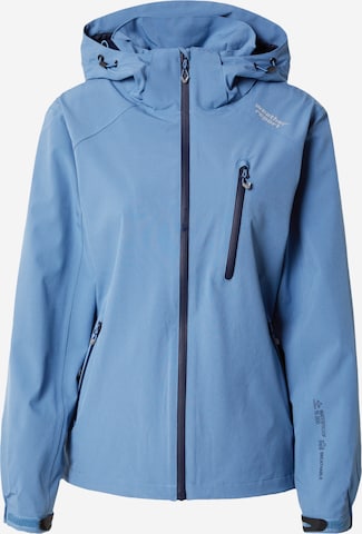 Weather Report - Chaqueta de montaña 'Camelia' en azul: frente