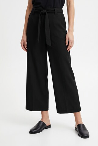 ONLY Wide Leg Hose in Schwarz: Vorderseite