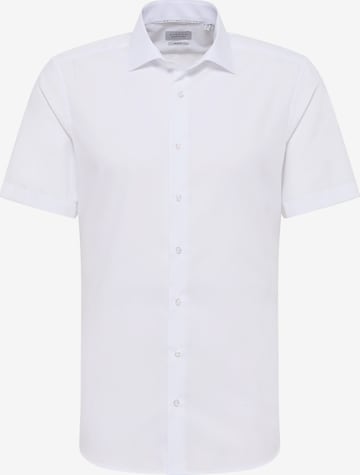 ETERNA Slim fit Button Up Shirt in White: front