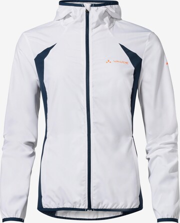 VAUDE Athletic Jacket 'Qimsa' in White: front