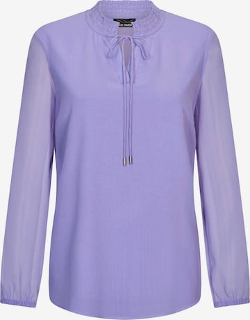 Goldner Bluse in Lila: Vorderseite