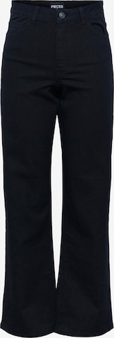 PIECES Curve Jeans 'PEGGY' in Zwart: voorkant