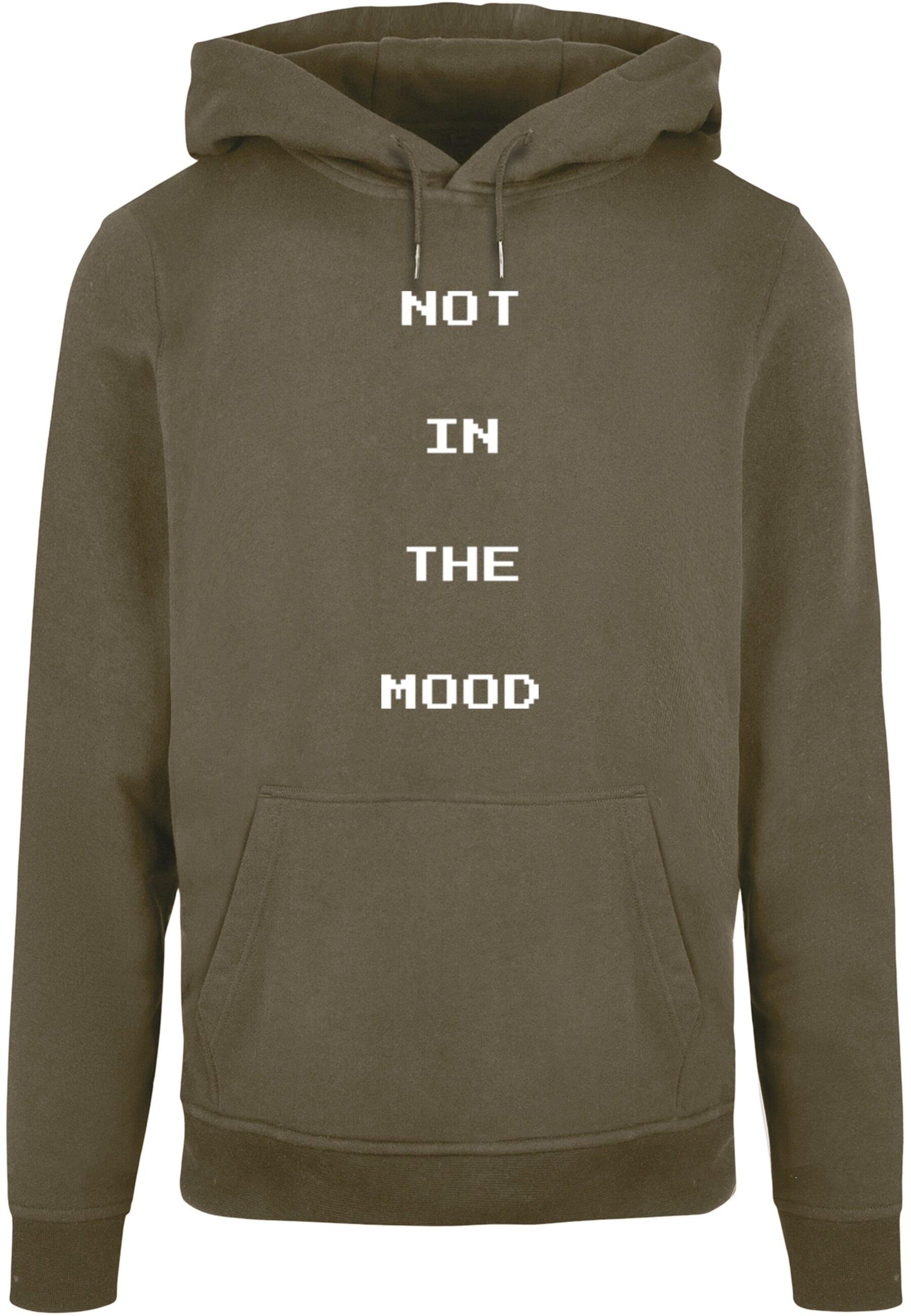 Merchcode Sweatshirt 'NITM' in Green: front