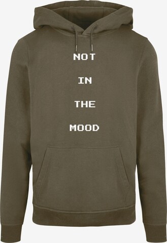 Merchcode Sweatshirt 'NITM' in Groen: voorkant