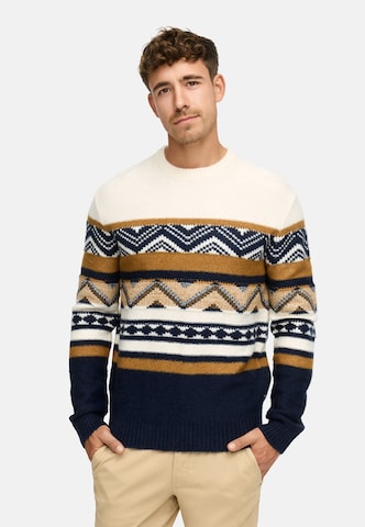 Pull-over 'Axton' INDICODE JEANS en mélange de couleurs : devant