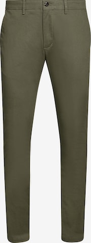 TOMMY HILFIGER Chino Pants in Green: front