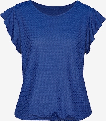 LASCANA T-Shirt in Blau: Vorderseite