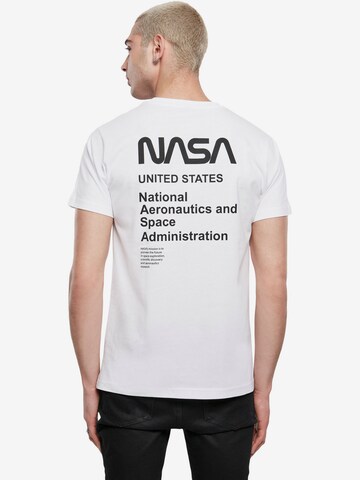 Mister Tee Regular Fit Shirt 'Nasa' in Weiß