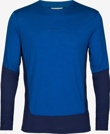 ICEBREAKER Performance Shirt 'ZoneKnit' in Blue: front