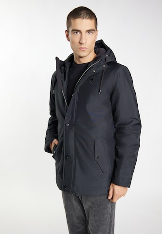 TUFFSKULL Weatherproof jacket 'Revend' in Black: front