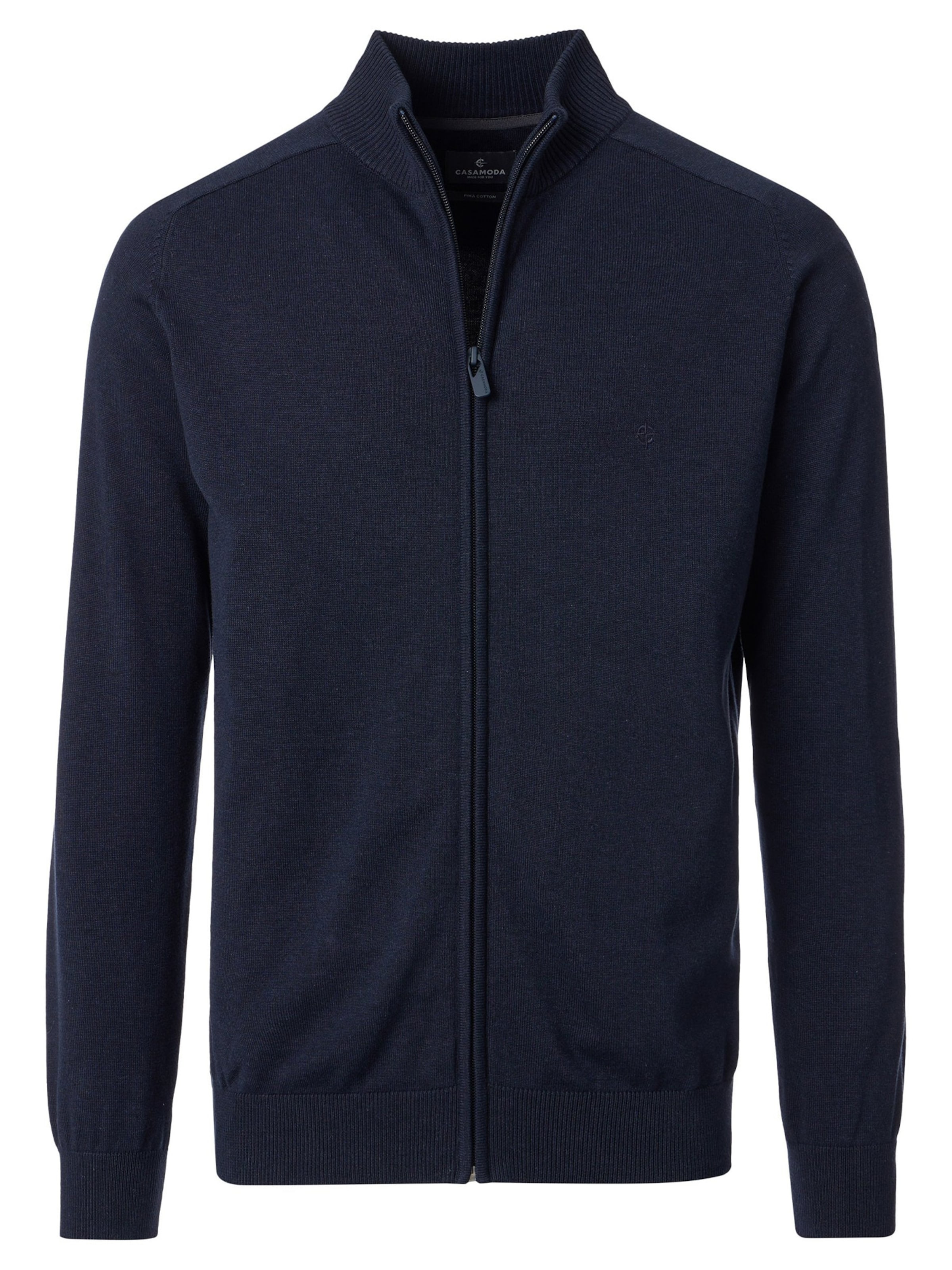 CASAMODA Knit Cardigan 'Basic' in Blue