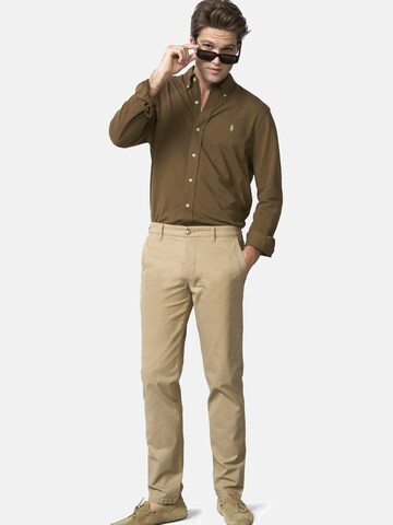 Regular Pantalon chino 'M5 Move 1-6025' MEYER en beige