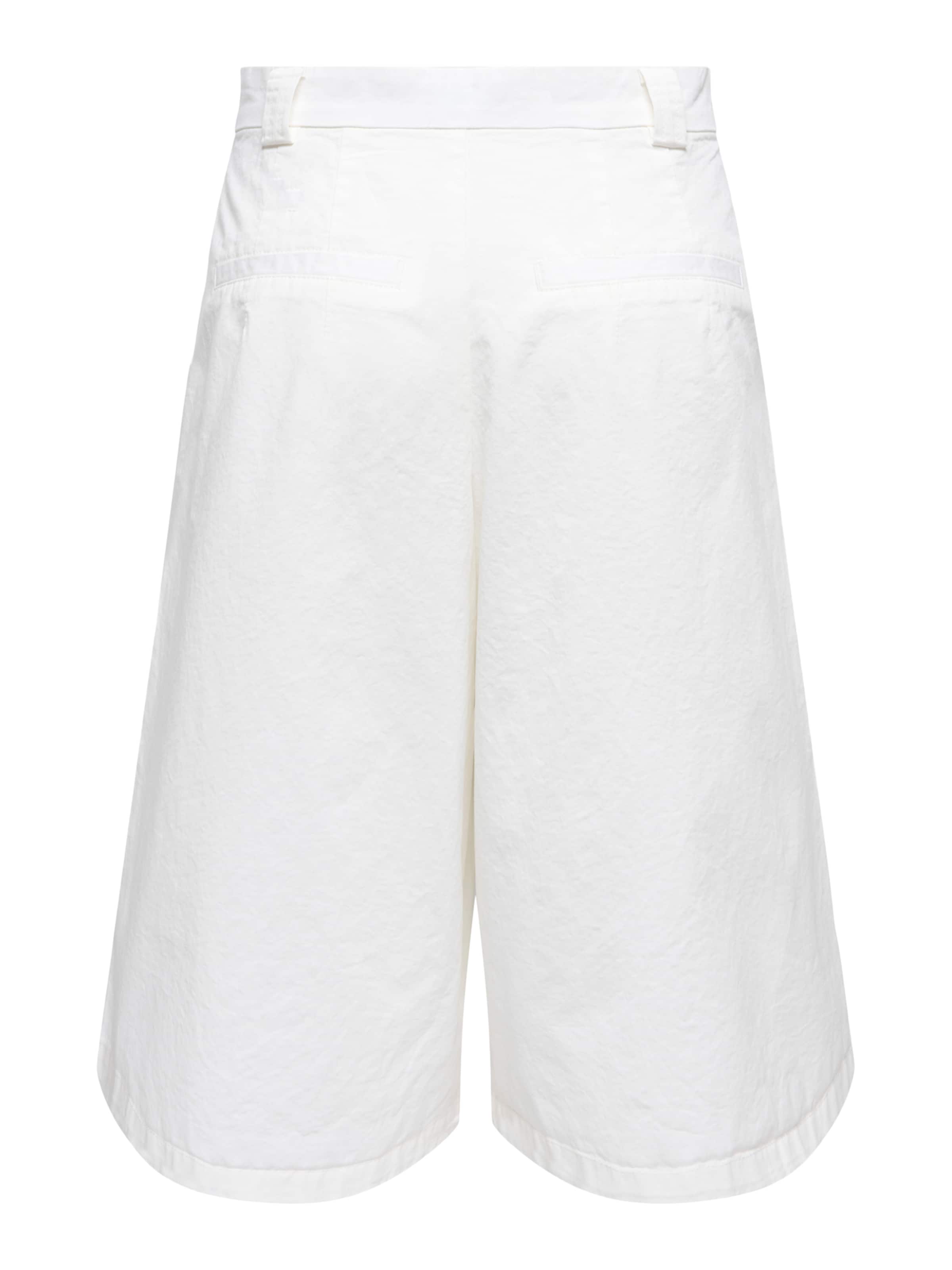 JDY Wide leg Παντελόνι πλισέ 'JDYBIANCA' σε λευκό