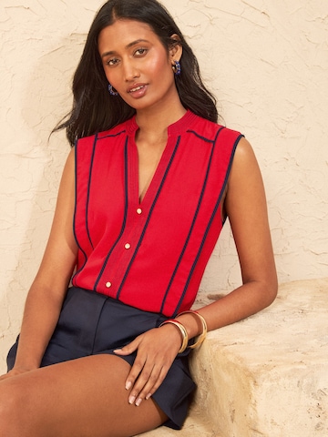 love & roses Blouse in Red
