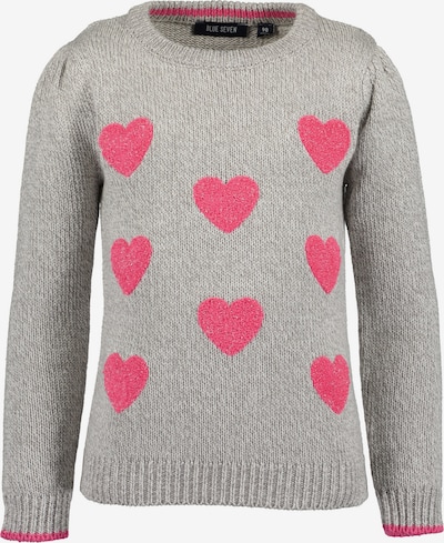 BLUE SEVEN Sweater in mottled grey / Pink, Item view