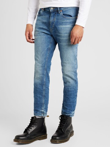 Bootcut Jeans 'WEST' de la DRYKORN pe albastru: față