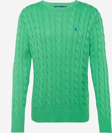 Polo Ralph Lauren Regular fit Trui 'DRIVER' in Groen: voorkant