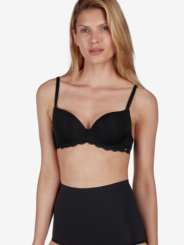 HUBER Push-up Bra 'Jenny' in Black: front