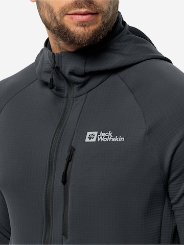 JACK WOLFSKIN Sportsweatvest 'KOLBENBERG' in Grijs