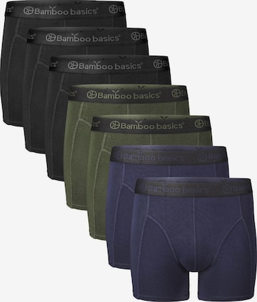 Boxers Bamboo basics en bleu : devant