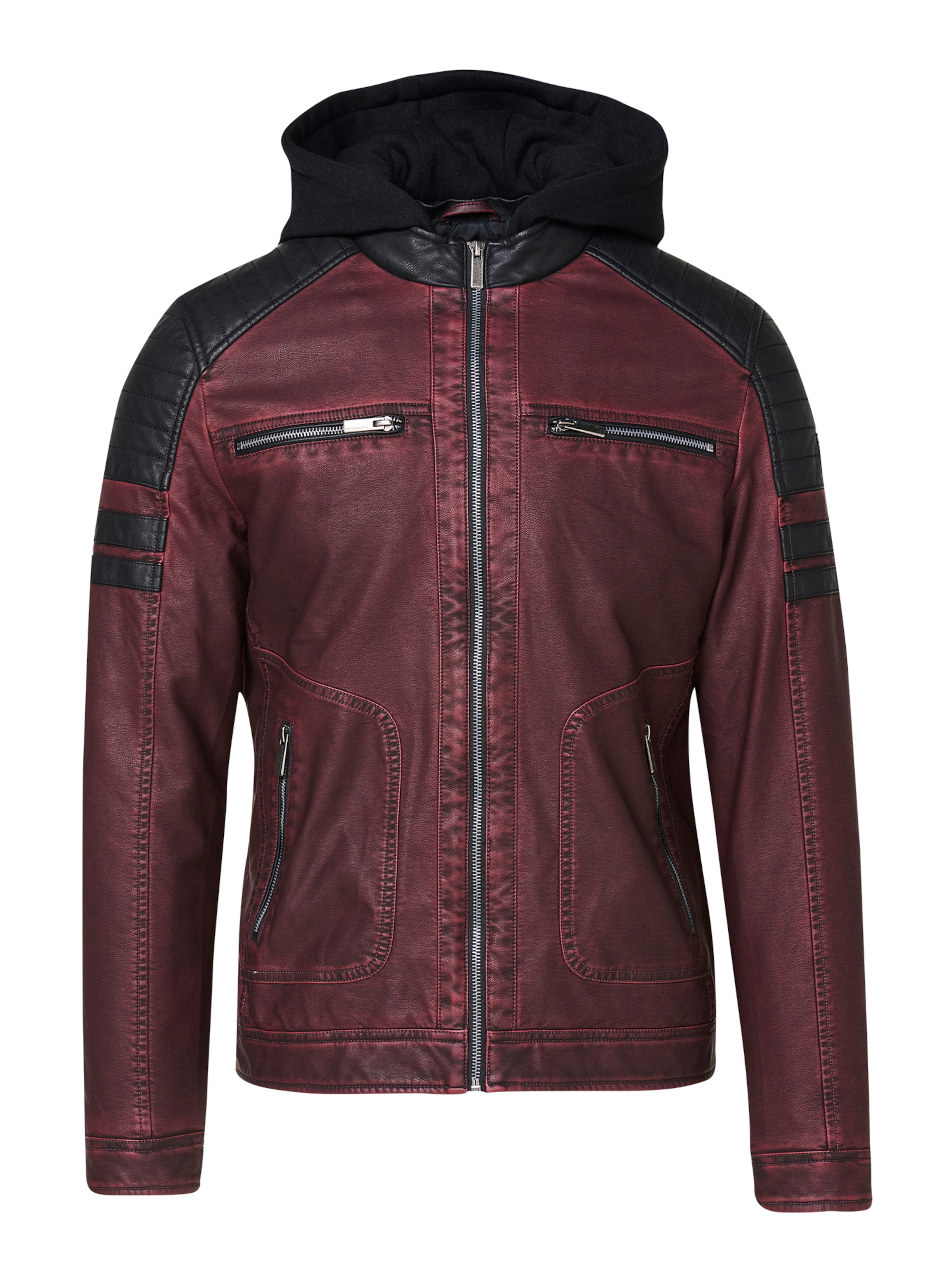 KOROSHI Prehodna jakna | rdeča barva: sprednja stran