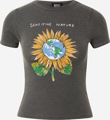 BDG Urban Outfitters Shirt 'SENSITIVE NATURE BABY' in Grey: front
