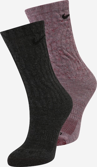 Nike Sportswear Socks 'Everyday Plus' in Graphite / Mauve, Item view