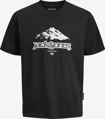 JACK & JONES Koszulka 'JCOFLARE' w kolorze czarny: przód