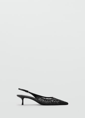 MANGO Slingback Pumps 'Lorio' in Black
