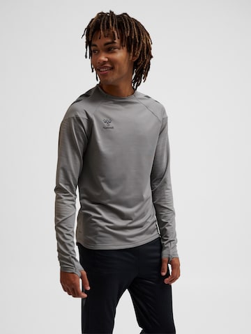Hummel Performance shirt 'Pro' in Grey: front