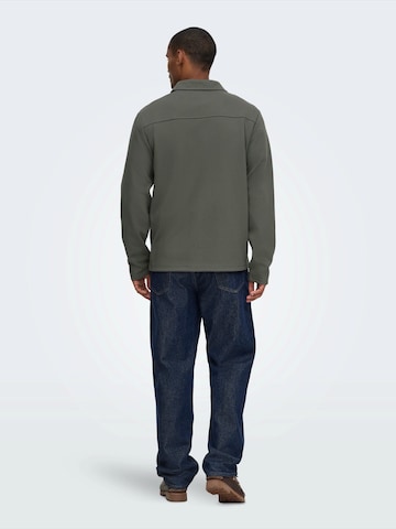 Only & Sons Sweatvest 'ONSNEWKODYL' in Grijs