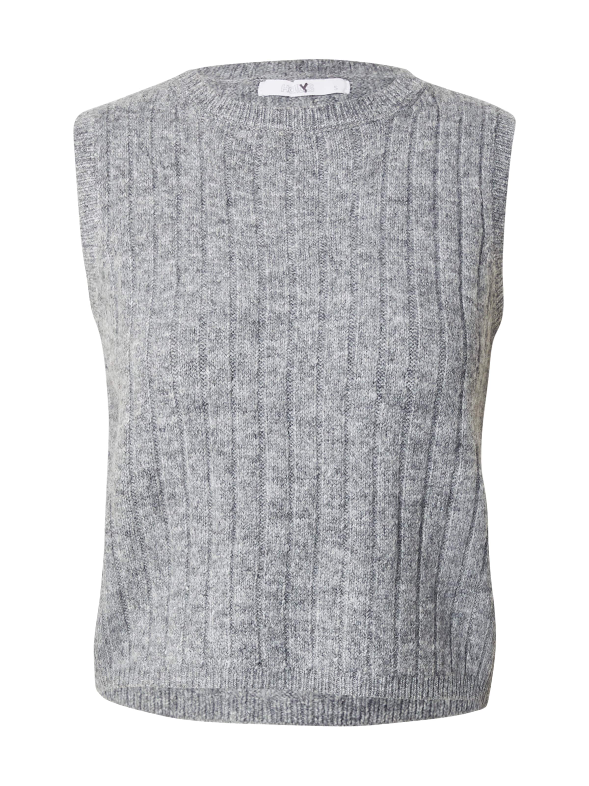 Pull-over 'Vi44olet' Hailys en gris : devant