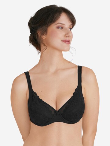FELINA Classic Bra 'Lovely Lotus' in Black