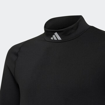 ADIDAS SPORTSWEARTehnička sportska majica 'Techfit Warm' - crna boja