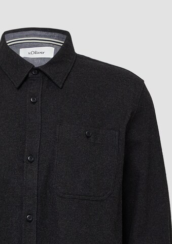 s.Oliver Regular Fit Hemd in Grau