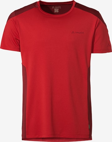 VAUDE Functioneel shirt 'Elope' in Rood: voorkant